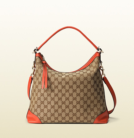 Authentic Gucci Miss GG Original Hobo Bag 326514 Orange